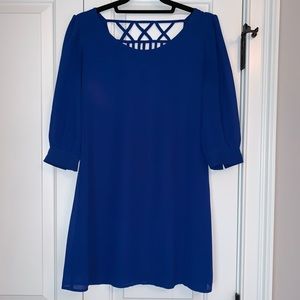 Want and Need Royal Blue Dress